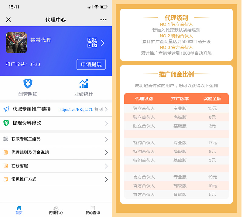 代理推广网贷大数据查询可以返佣金？